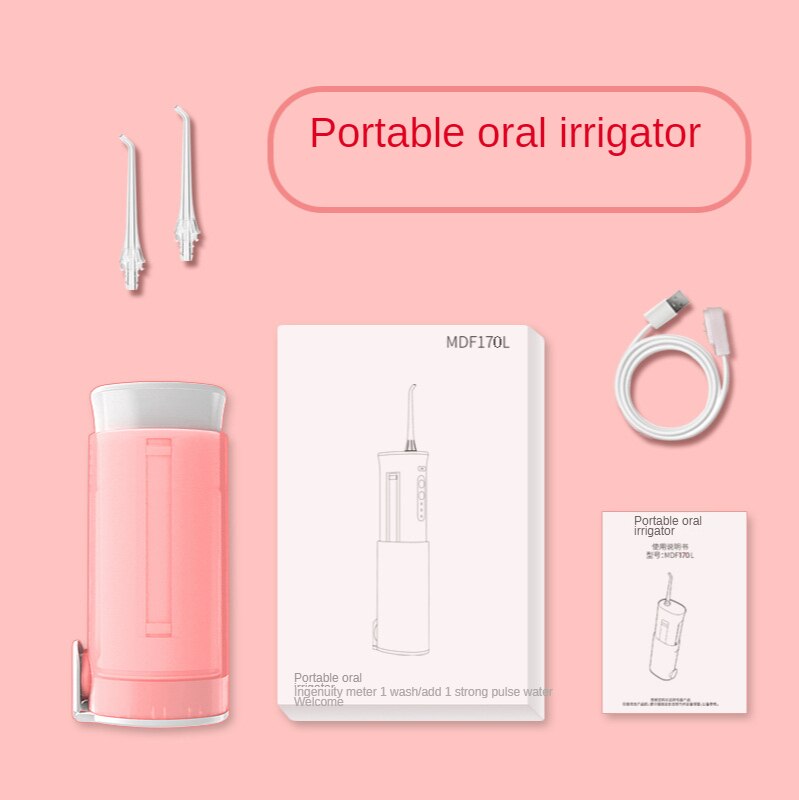 Mkocean irrigatore orale portatile ufficiale 3 modalità Flosser per acqua ricaricabile USB 170ML Flosser dentale professionale per acqua
