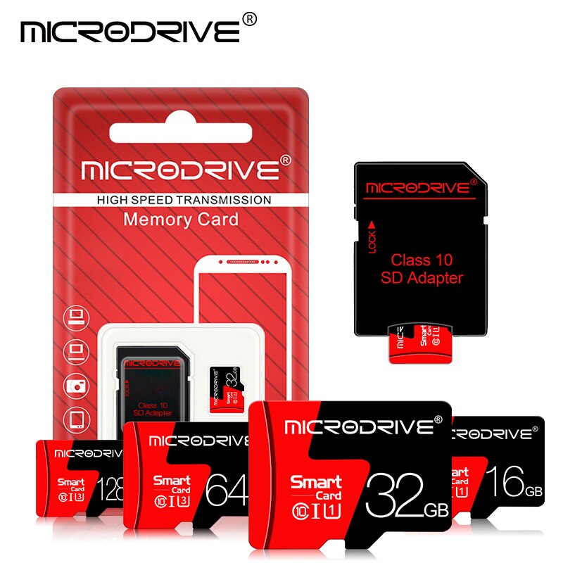 Speicherkarte 128gb klasse 10 64gb 32gb mini-sd-karte 16gb 8gb micro-tf-karte highspeed für smartphone