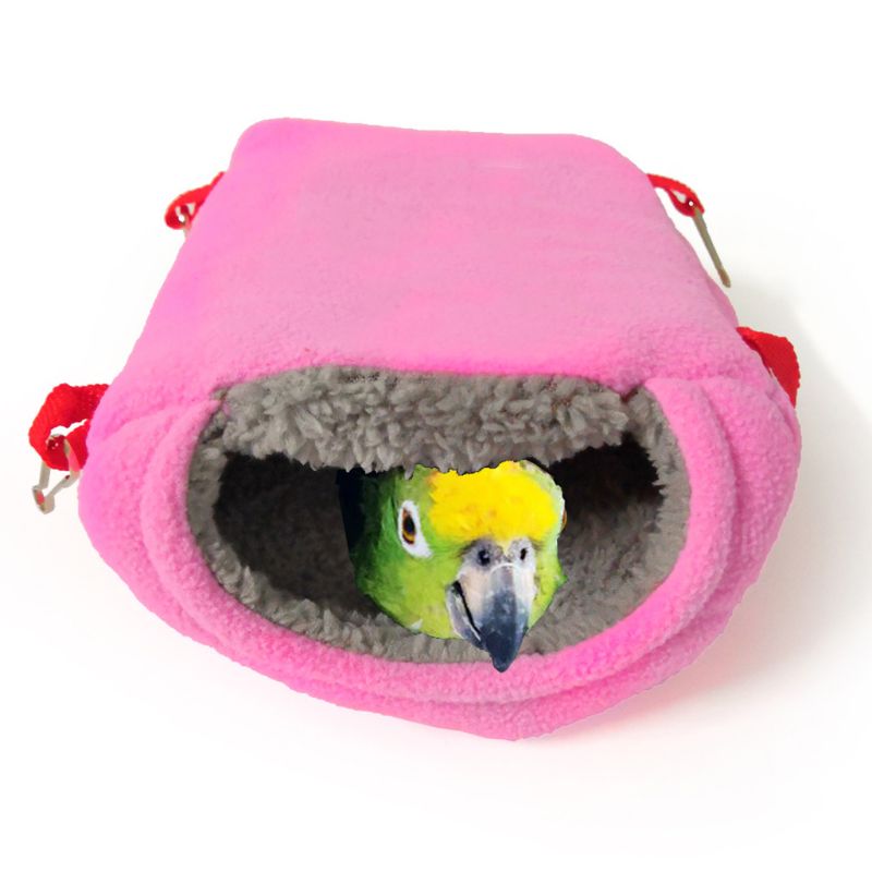 zwierzę domowe ptasie gniazdo dom papuga łóżko Chata hamak wiszące jaskinia tulić się kryjówka śpiwór dla Lovebird zięba kakadu