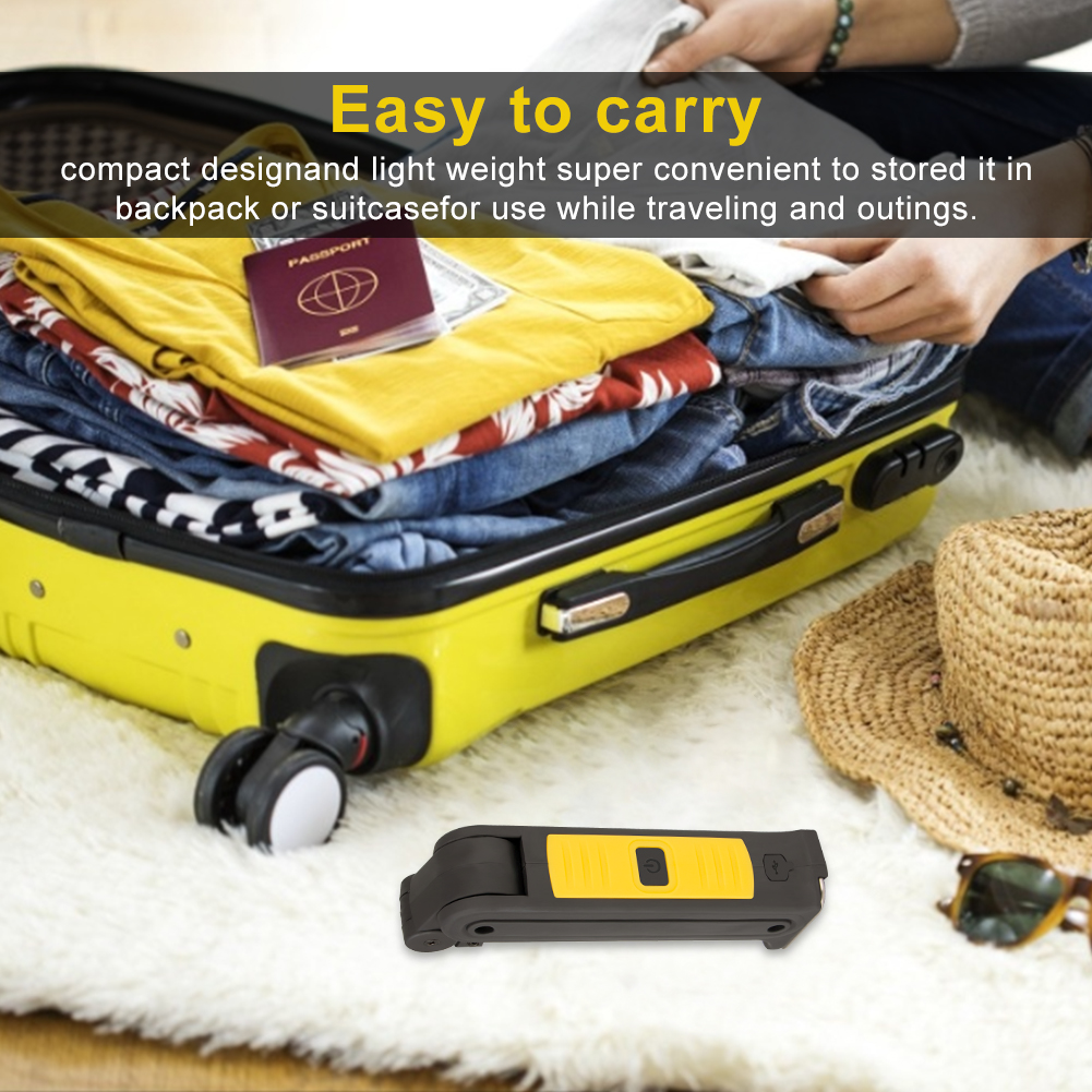 Home Disinfection Lamp Rechargeable LED UV Disinfection Lamp Portable UVC Germicidal Sterilizer Light Household Ultraviolet Lamp