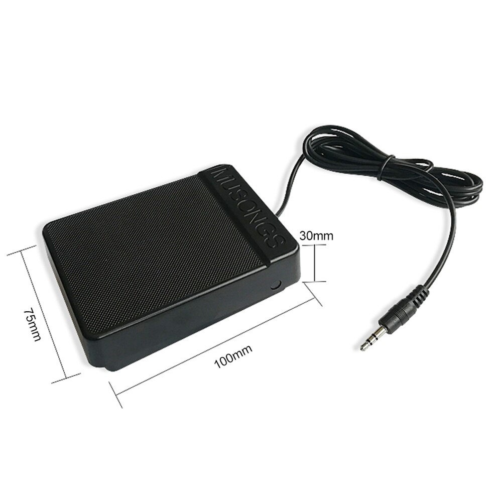 ABS Body Piano Keyboard Foot Sustain Pedal Controller Switch for Electronic Organ Electronic Drum Keyboards Musical Accessories