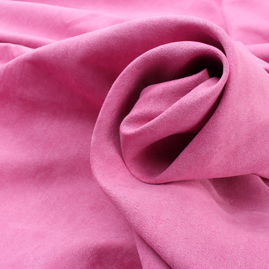 Jednolity kolor Faux zamsz Cienka tkanina satynowa podkładka robić odzieży Odzież Mikro zamsz Materiał Torby Buty sofa Pokrowiec Poduszka: Srebrny