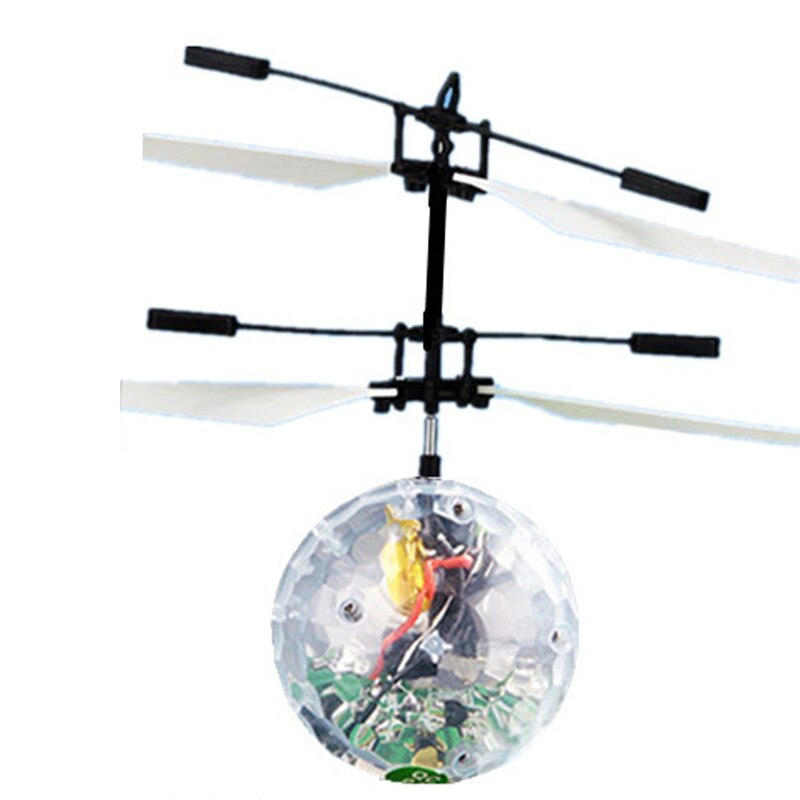 Bambini RC Flying Ball Led palline di volo luminose aerei elettronici a infrarossi giocattoli telecomandati per bambini che rilevano elicottero