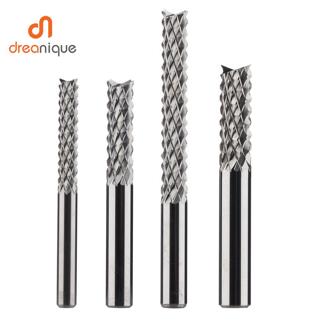 Vhm Corn End Mill Frees Bits D0.8, 1.0, 1.6, 1.8, 2.4, 3.1 Pcb End Mill Cnc Snijden Frezen