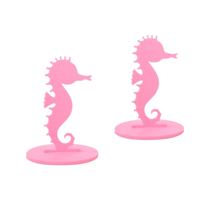 Mermaid Party Supplies Little Mermaid Decoration Seahorse Starfish Felt Table Ornament Girl Birthday Party Baby Shower Decor: M08