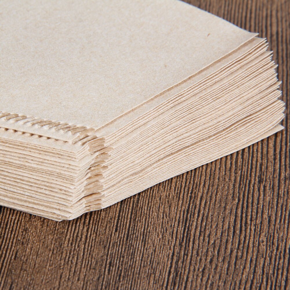 Útil 40 unids/lote n. ° 101, filtro de papel de café, goteo de mano plegado para filtro, tazón, máquina de café por goteo, herramienta de café de cocina