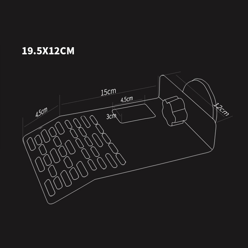 Aquarium Schildpad Terras Platform Schildpad Supply Acryl Pier Zon Drogen Tafel Voerbak Dock Koesteren Decoratie Crawler: M