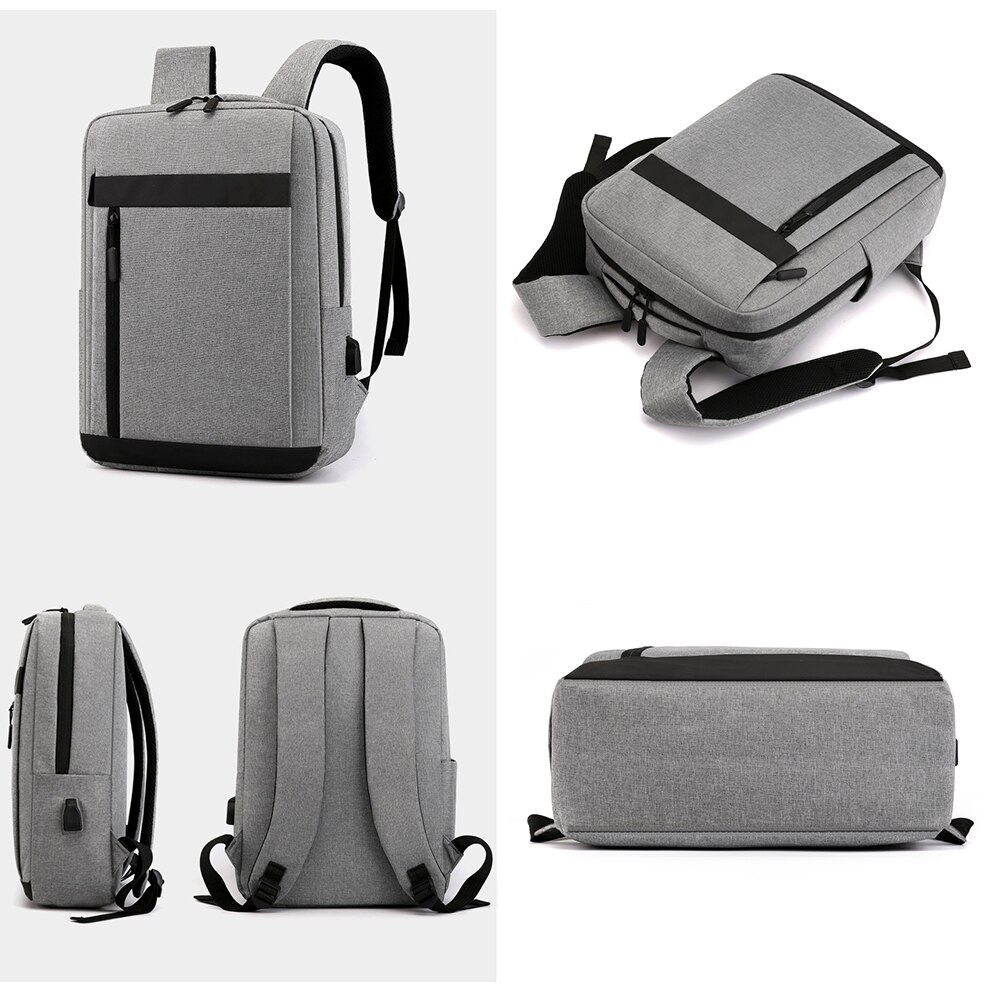 SUUTOOP Men Nylon Laptop Backpack USB Charging Travel Teenagers Schoolbag School Bag Sports Notebook Pack For Male Female Women