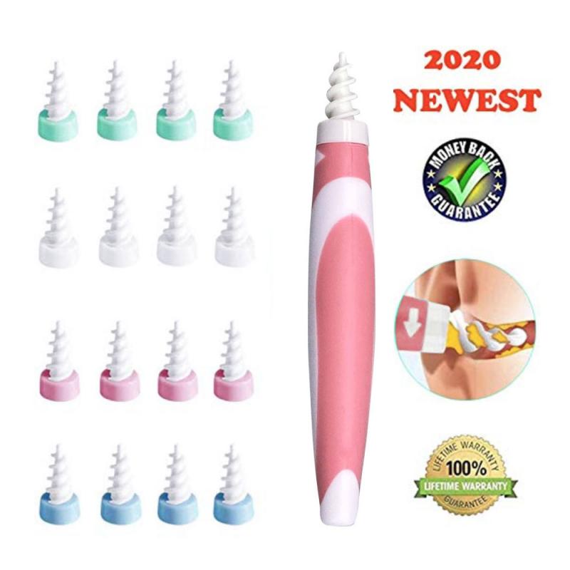 ! 1Pc Ear Wizard Ear Wax Removal Tool Soft Spiral Ear Cleaning Removal Ear Cleaner Ears Plug Spirals Care Accessories