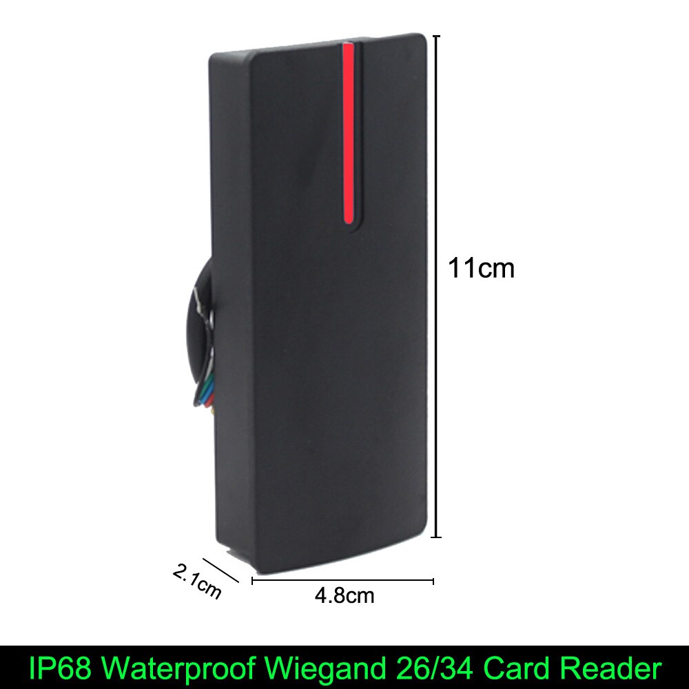 Wiegand26 34 Output IP68 Waterproof Long Range RFID Card Reader 125Khz 13.56Khz Proximity Access Control Reader