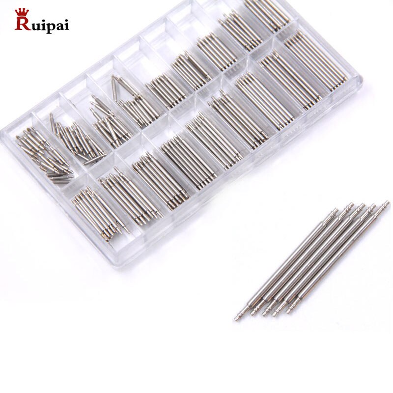 RUIPAI-correas de resorte para reparación de relojes, 360 Uds. De diámetro, 1,5mm, 8-25mm, servicio de relojería