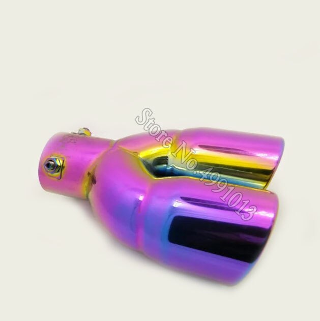 For Chevrolet Aveo car stickers cover muffler exterior back end pipe dedicate exhaust tip tail outlet ornament 1pcs: B1006Ma63