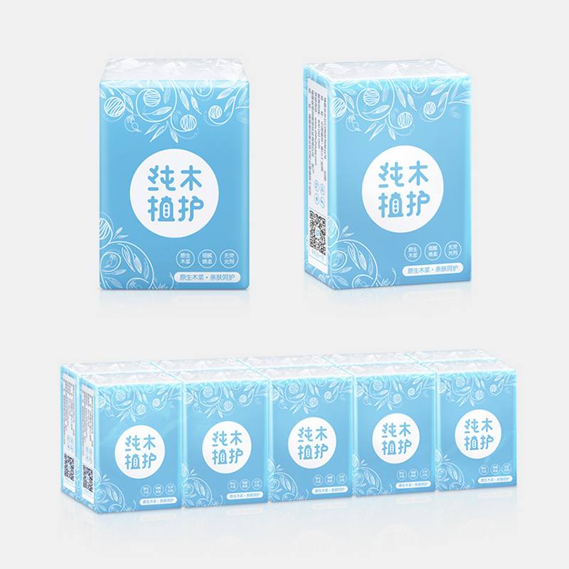 30 Packs Huidvriendelijke Tissue Papier Draagbare 3Layer Mini Servet Papier Handdoeken Zacht Houtpulp Papier Voor Moeder en Baby 'S