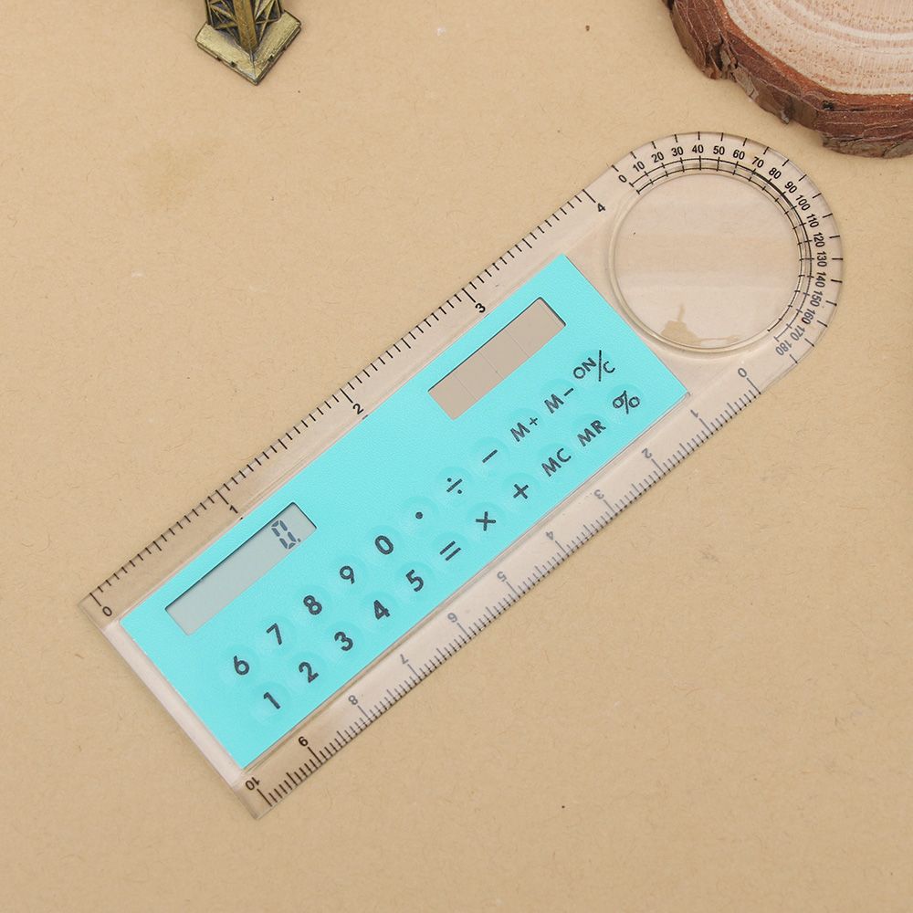 10cm wielofunkcyjny linijka mini cyfrowy kalkulator 2 w 1 dziecko biurowe prezenty szkolne materiały papiernicze szkolne materiały biurowe