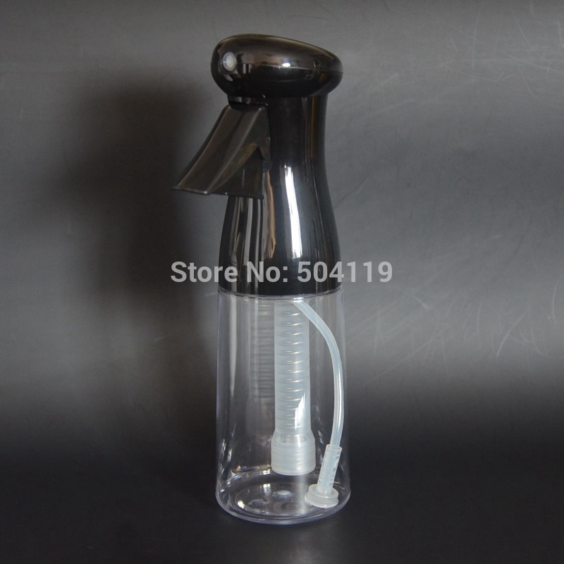 Professionele Spray Flessen Salon Kapper Haar Hydraterende Verstuiver Hervulbare Fles Gereedschap Water Sproeier Voor Kappers: 250ml / clear black