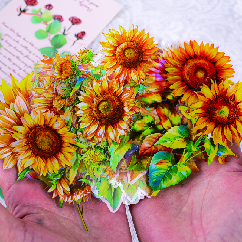4 styl 8 sztuk letni deszcz las seria roślin motyw roślin naklejki DIY naklejki Scrapbooking materiał ręcznie robiony pamiętnik album