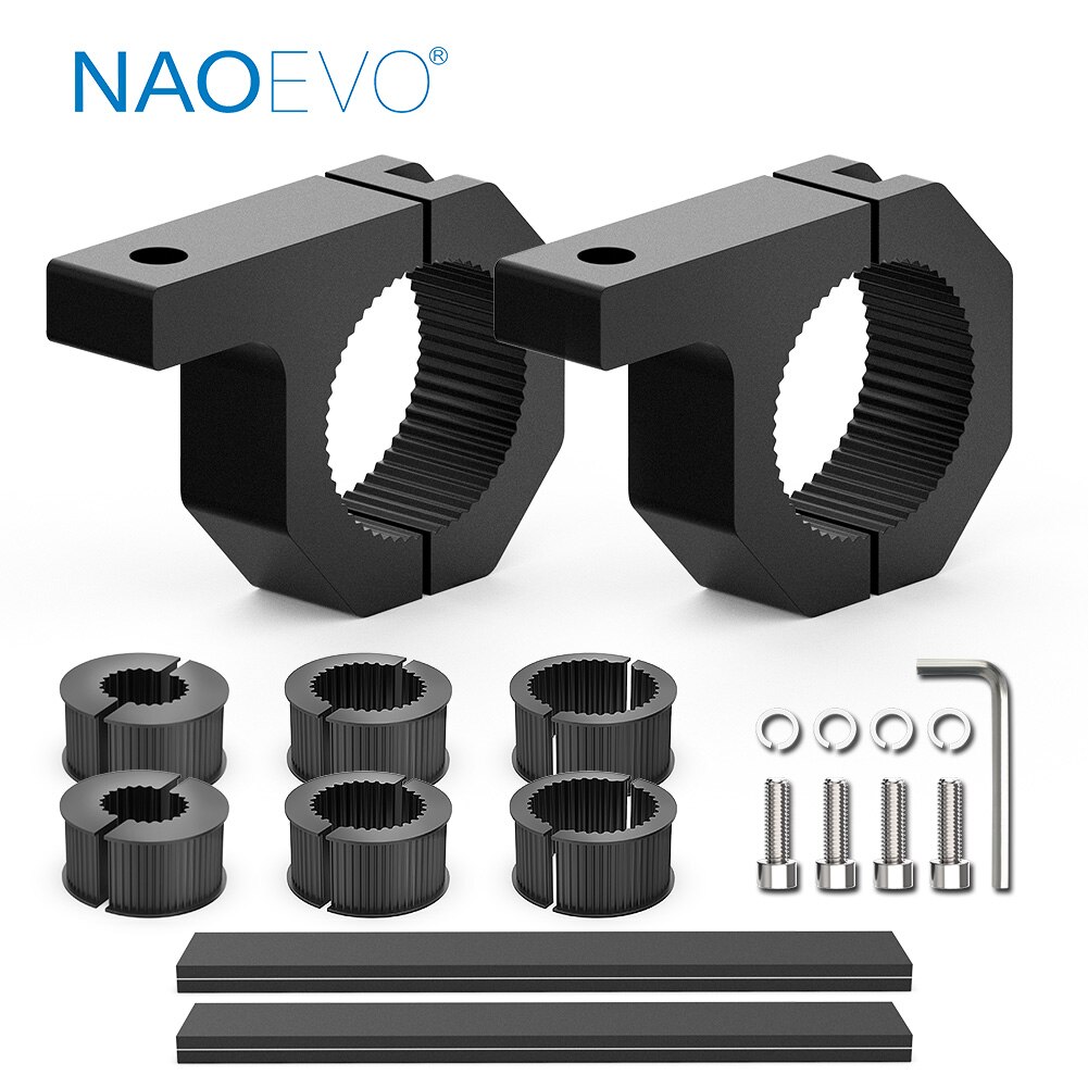 NAOEVO 4 Inch Cube Led Work Light OffRoad 144W 12V 24V Driving Fog Barra LED Bar Lights For Auto Motorcycle 4x4 Truck ATV SUV: Bracket C