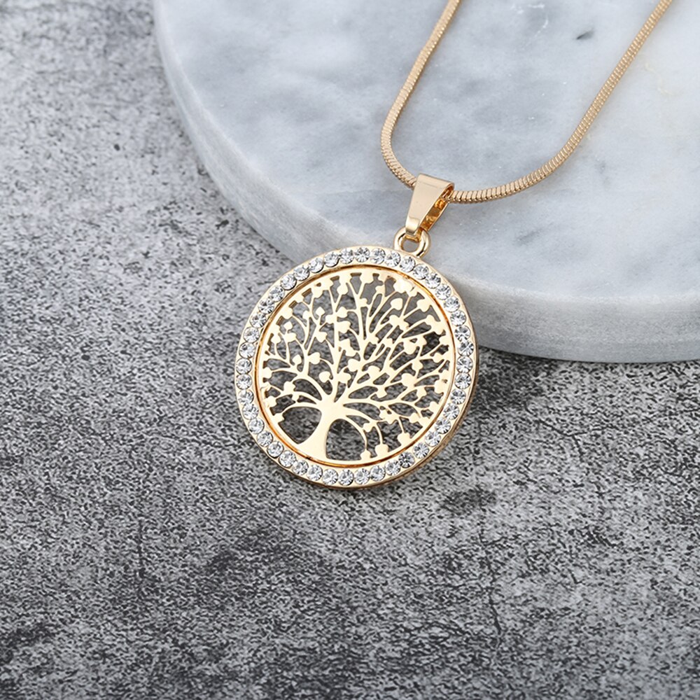 Tree of Life Necklace Gold