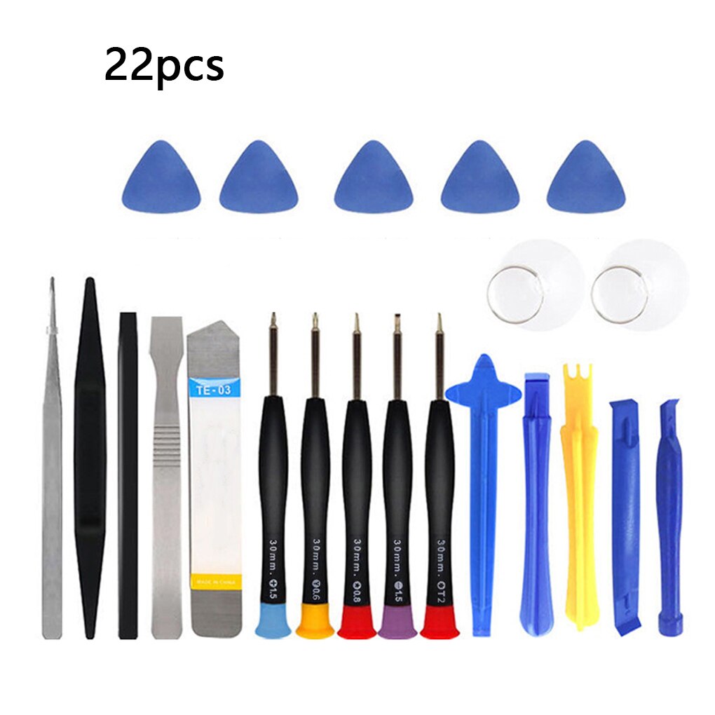 20 in 1 Mobile Phone Repair Tools Cell Phone Opening Pry Repair Kits Screwdriver Set for Samsung Xiaomi iPhone Repair Tool Kit: 22 in 1