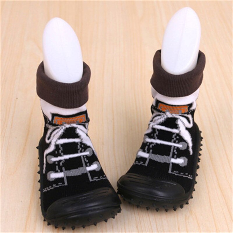 Baby Sokken Baby Peuter Vloer Sokken Schoenen Baby kinderen Rubber Zachte Bodem antislip Thuis Schoenen 1 krijgen 1 Gratis