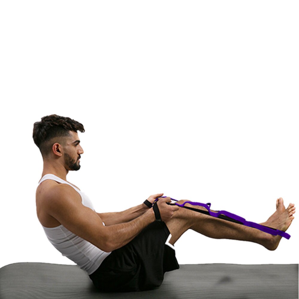 Gym band voor vrouwen mannen Yoga Stretch Out Yoga Band Met 2 M Flexibele Loops Pilates Workouts