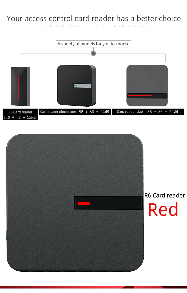 Waterproof Access Control Card Reader IC Card ID Card Reader Access Card Reader WG26 WG34 Reader Wigan Signal