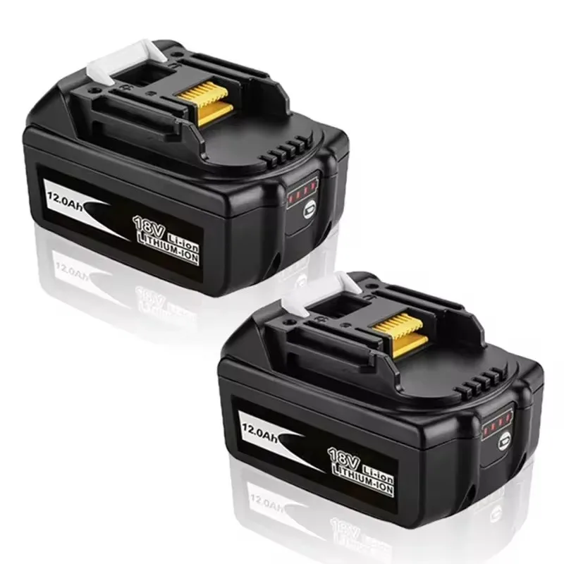 100% Original Makita 12AH for Makita 18V Battery BL1830B BL1850B BL1850 BL1840 BL1860 BL1815 Replacement Lithium Battery: SKY BLUE