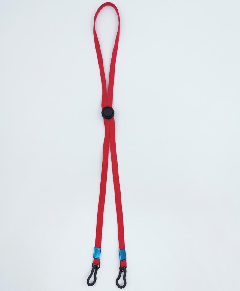 Masker lanyard kinderen masker houder - gezichtsmasker ketting - gezicht anti-verlies en anti-masker lanyard: Rood