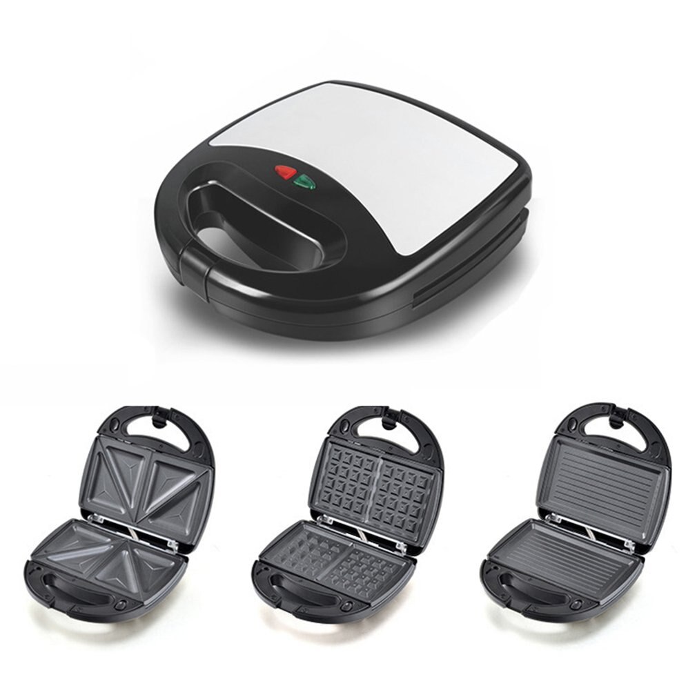 3 in 1 Multifunctional Electric Mini Waffle Sandwich Maker Grilling Machine Breakfast Waffle Maker Cake Maker