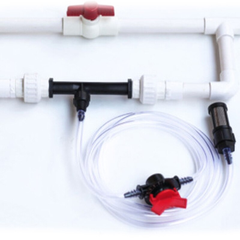 1Set 1/2 Irrigatie Venturi Automatische Bemesting Systeem Injector Meststof Spuit Tuin Landbouw Irrigatiesysteem