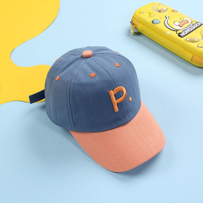 Casquette de Baseball avec lettres coréennes pour bébé, chapeau de Sport de plein air pour enfants de 2 à 5 ans, chapeau de soleil ajustable pour garçons et filles, printemps été: P