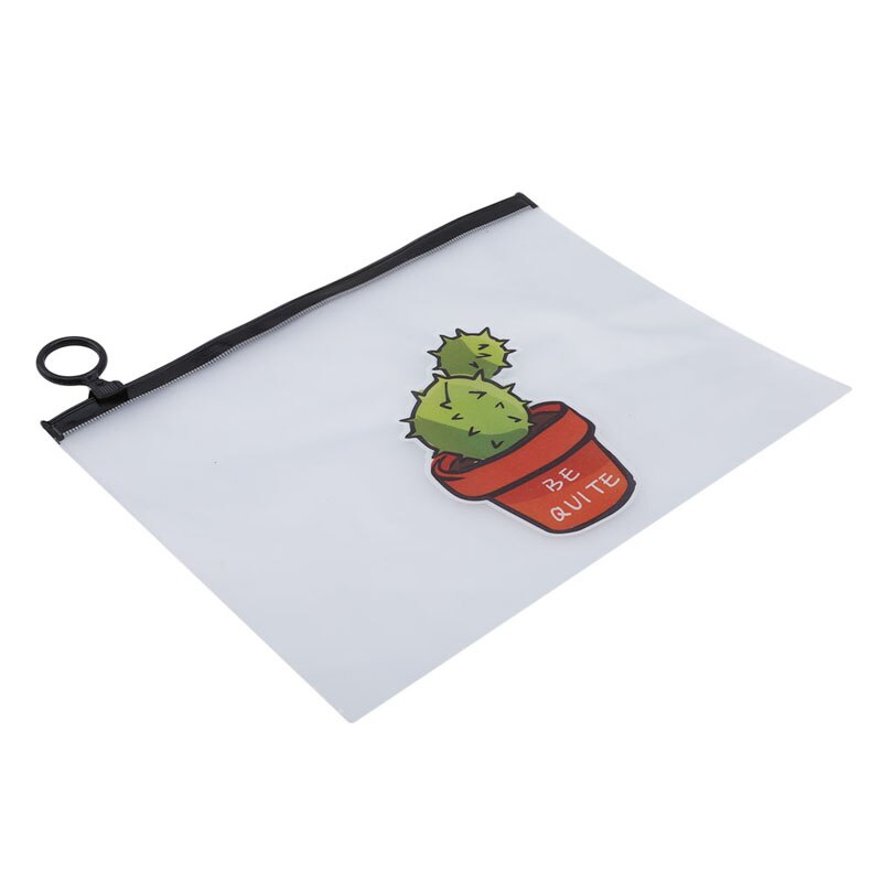 Doorzichtige make-up tas voor dames, transparante cosmetische tas van pvc, cactustas, etui voor dames, toilettas, reistas, organizer voor make-up.: Een cactus