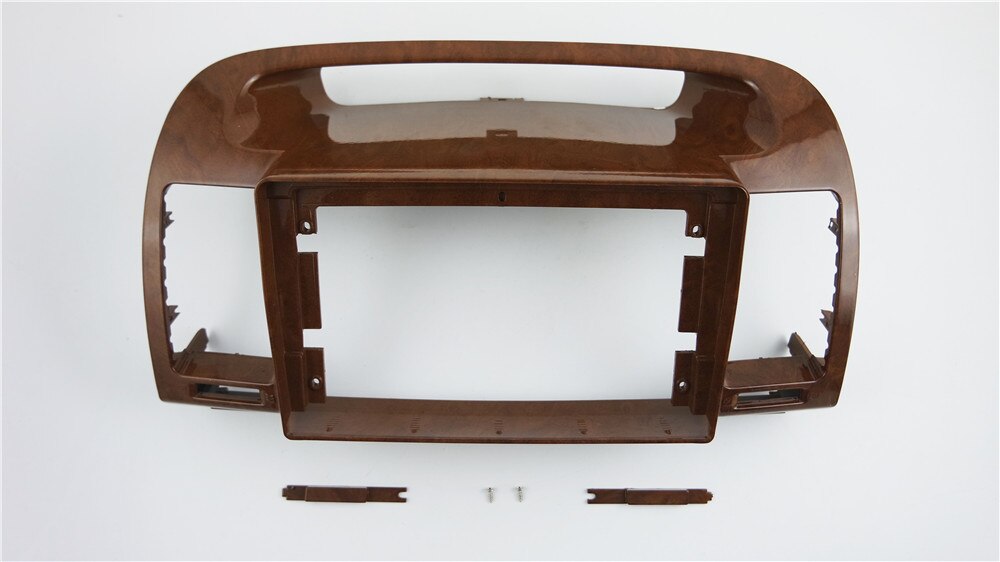 Special 9inch Car Radio Fascia Frame Dash Panel for Toyota Camry 2000-2003 Head Unit Car Refitting Stereo: Brown