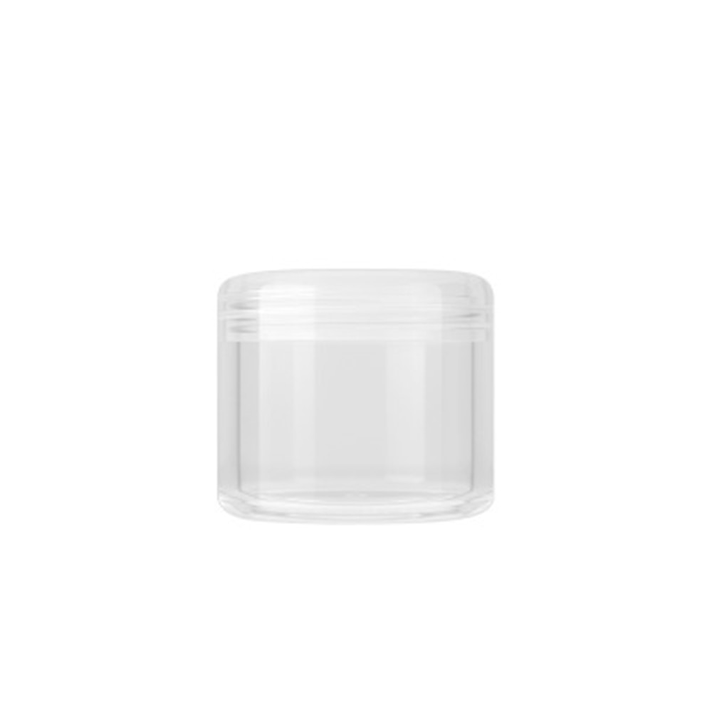1pc 3/5/10/15/20g Plastic Transparent Empty Makeup Jar Pot Refillable Sample Bottles Travel Face Cream Lotion Cosmetic Container: 20g