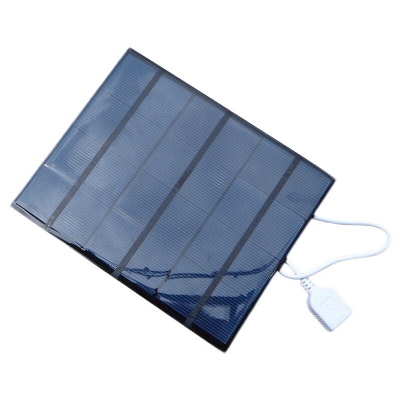 3.5W Solar Charger Voor Mobiele Telefoon/Mobiele Power Bank Oplader Polykristallijne Zonnepaneel Oplader Usb