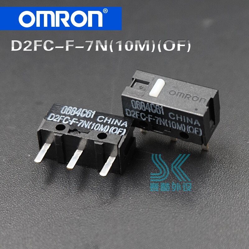 OMRON-microinterruptor de ratón, D2FC-F-7N, 10M, 20M, D2FC-F-K(50m), FL-NH, D2F-F, D2F-01FL, D2F-01F-T,: D2FC-F-7N(10M)(OF)