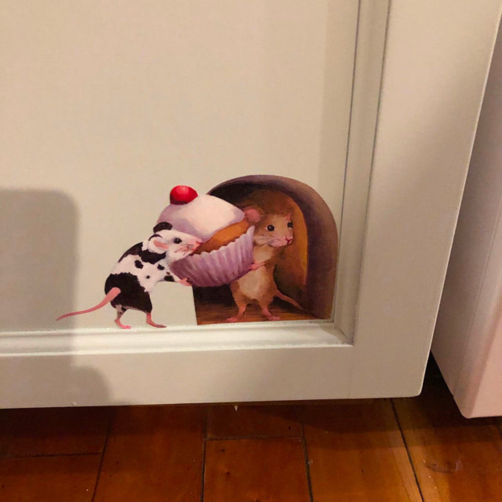 Pegatina de pared estéreo con de ratón para decoración del hogar, pegatinas de una sola pieza con de pegatina ecológica, 25 #
