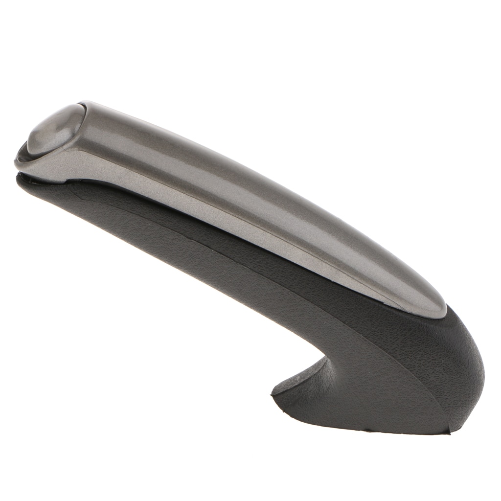 ABS Plastic Parking Brake Handle Protect Cover Emergency Parking Brake Handle Black+Grey