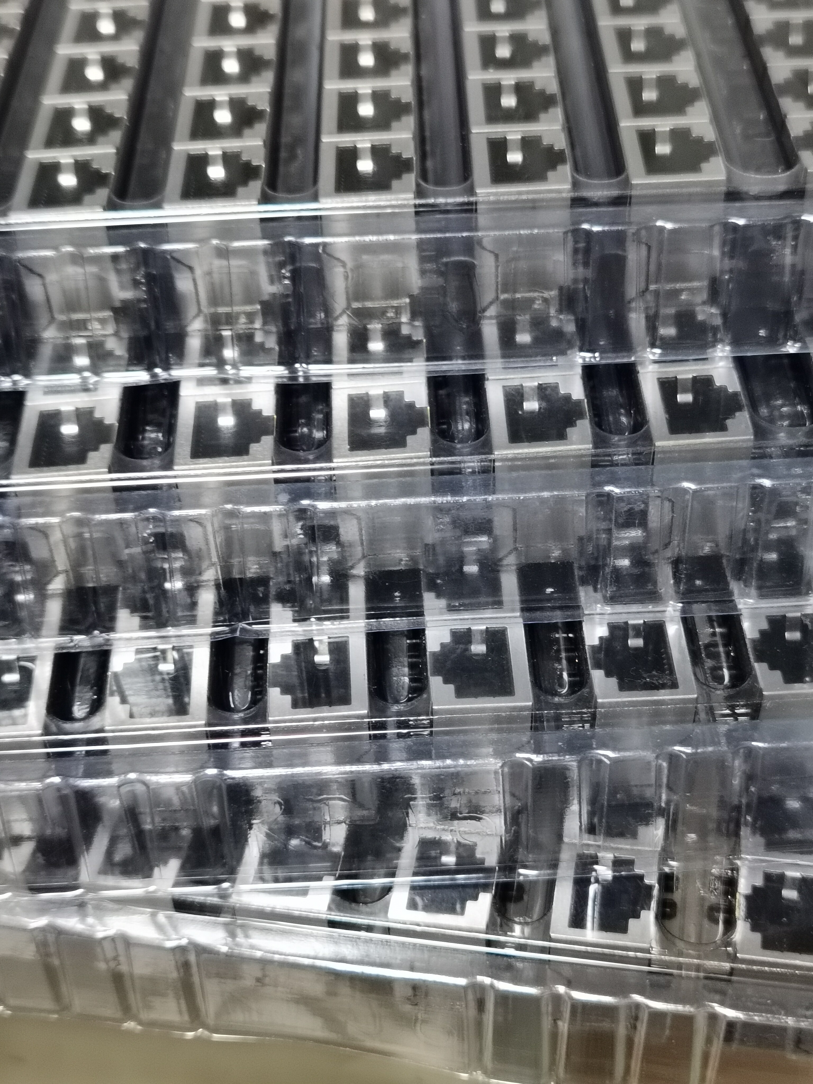 Terug Voet RJ45 59 Terug Voet 21Mm Mesh Poort Modulaire Plug Zetels 8P8C Lange 21Mm RJ45 Socket