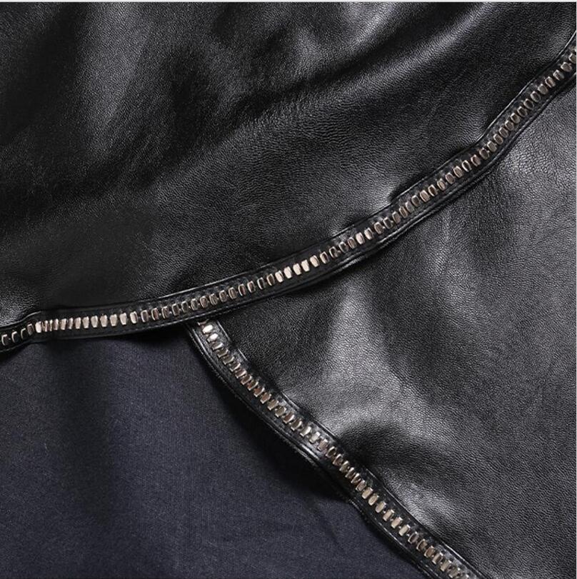 vêtements pour hommes personnalité GD cheveux styliste grande taille en cuir pantalons hommes jupe-culotte costumes