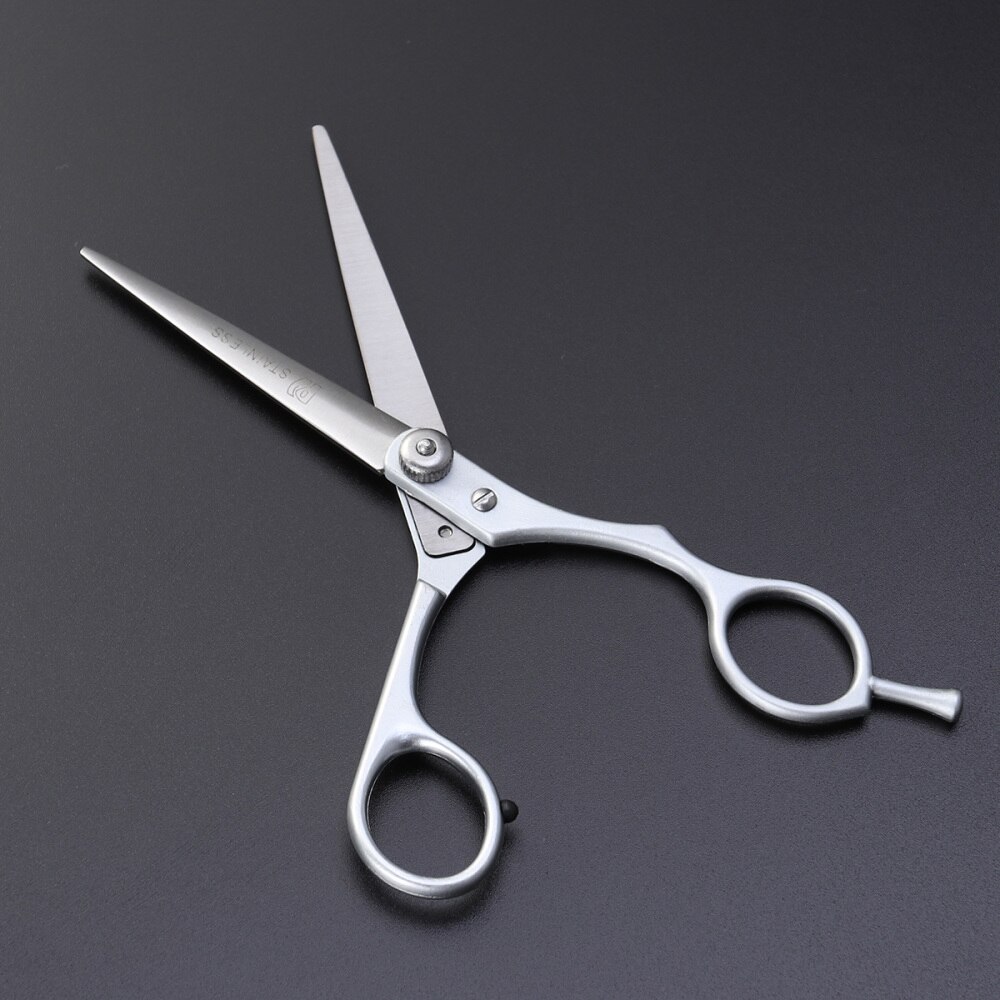 Barber Hair Cutting Scissors Shears for Barbell Salon Hair Styling (Silver)