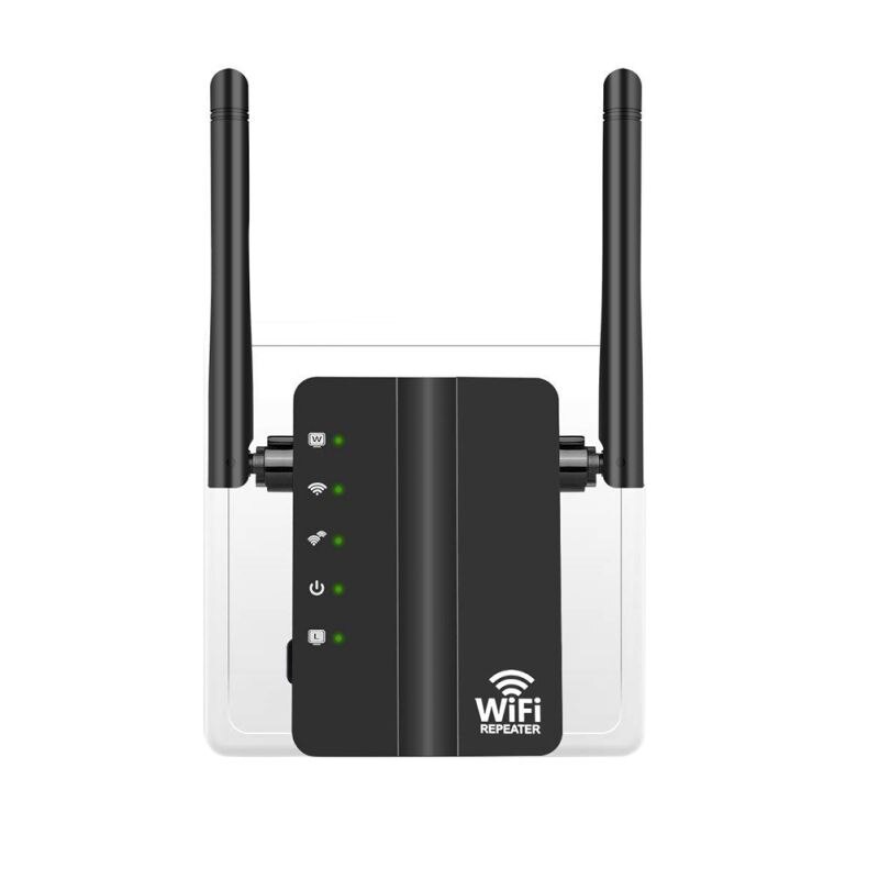 WIFI Repeater Dual External Antenna WiFi Range Expander 360 Degree WIFI Coverage Internet Signal Intensifier Color random