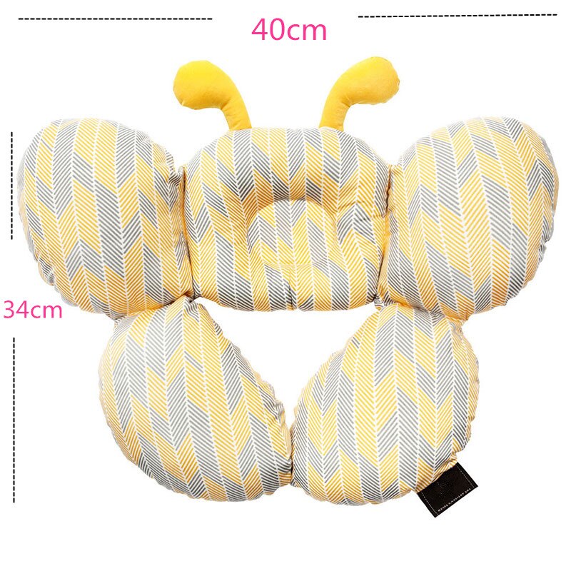 Baby Reise Kissen Kleinkind Art Kopf Unterstützung Baby Hals Kissen Schmetterling Schützen Baby Auto Sitz Kinderwagen Kinderwagen Zubehör