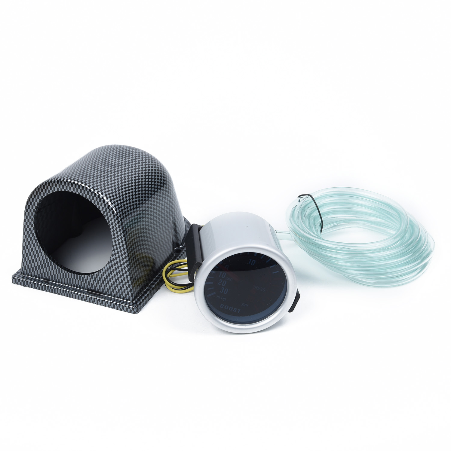 Vehicles Turbo table LED Turbo Boost Gauge Universal 0-30 inches of HG Vacuum Scale 2'' 52mm