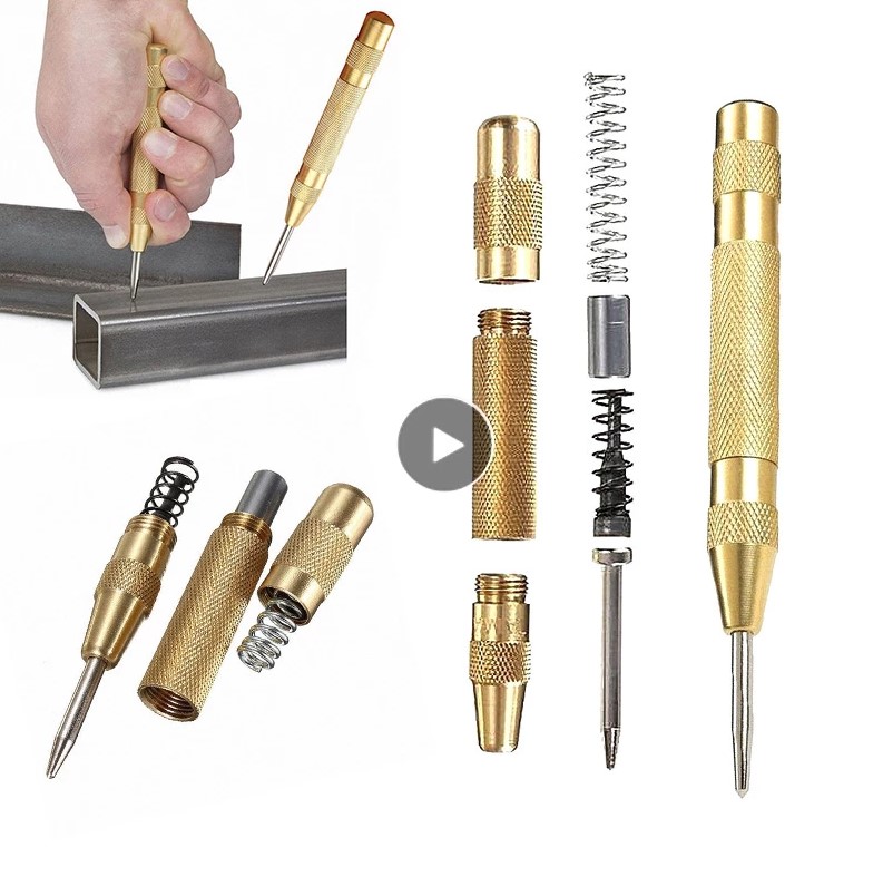 Automatic Center Punch Drill Center Punch Drill Bit Tools Break Device Positioner Semi Automatic Window Breaking Device Chisel
