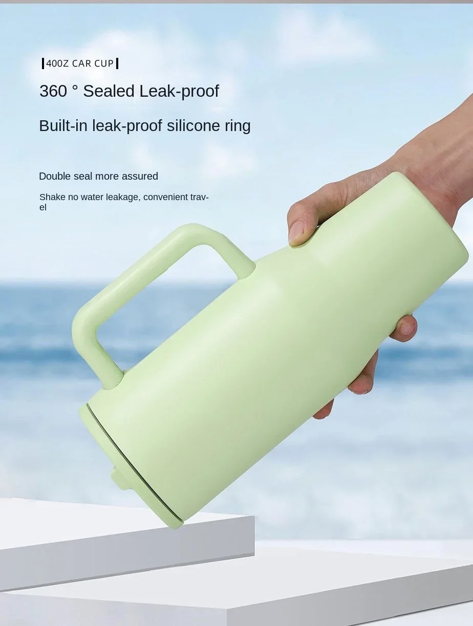 40 uncji Transgraniczny kubek termosowy 40 uncji dwuwarstwowy kubek na lód szczelny składany pokrowiec na słomkę wygodny kubek samochodowy robić bezpośredniego picia