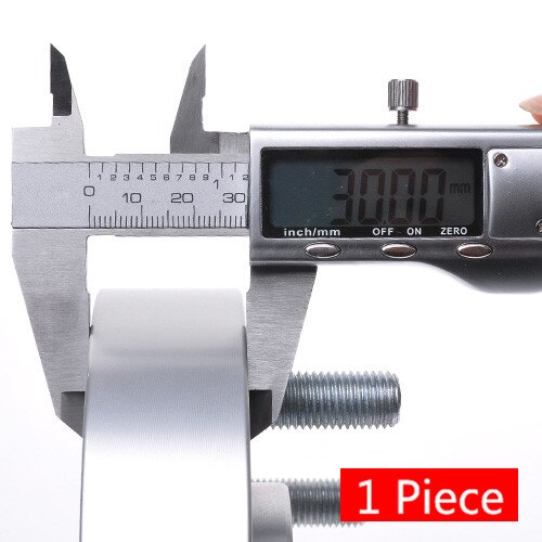 TEEZE Car styling Wheel Spacer 4x100 CB 56.1mm for CRX Accord Civic Aluminum alloy wheels adapter Espaceur de roue 1 pieces: Silver spacer 30mm