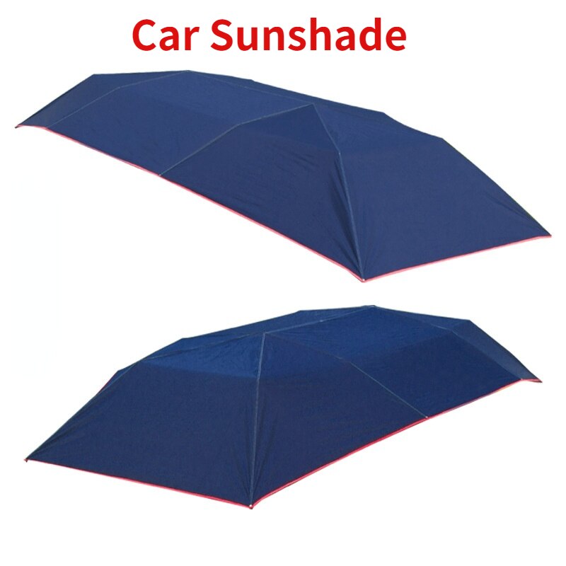 Parasol para coche, sombrilla de tela, lona de repuesto para protector solar, ropa de nieve para coche sin estante