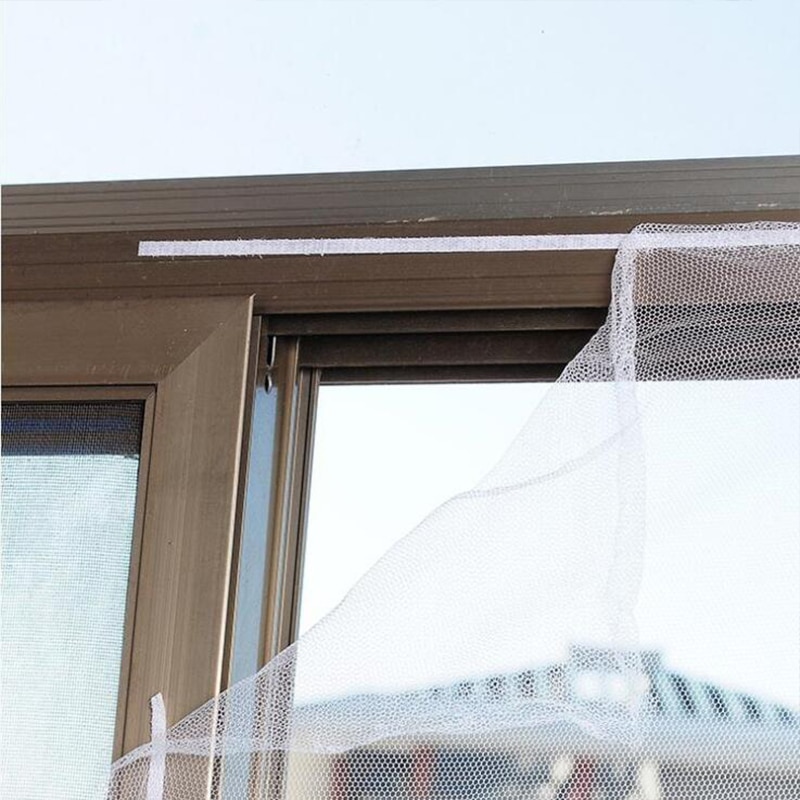 Mosquitera transparente para ventana, cortina para habitación, Protector contra insectos