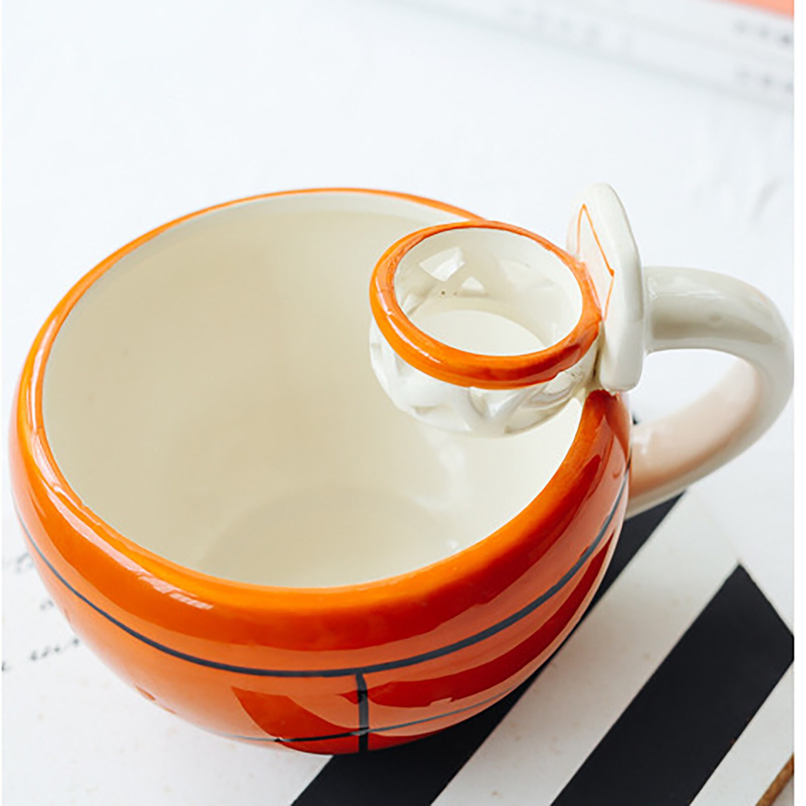 Tazas de cerámica para baloncesto, balón de fútbol, té, taza tazón de dibujo animado, café, para el desayuno, accesorios de herramientas de cocina, n. ° 40
